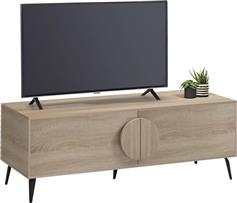 HomeMarkt Savore Έπιπλο Τηλεόρασης από Μέταλλο & Ξύλο Sonama Μ140xΠ35.5xΥ51cm HM18369.01