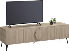 HomeMarkt Savore Έπιπλο Τηλεόρασης από Μέταλλο & Ξύλο Sonama Μ180xΠ35.5xΥ51cm HM18370.01