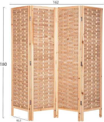 HomeMarkt Sentinel Διακοσμητικό Παραβάν από Μπαμπού 162x180cm HM4227