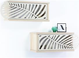 HomeMarkt Sillia Sonoma-Εκρού 55x20x22cm HM9192.02