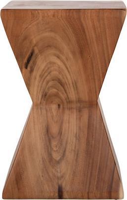 HomeMarkt Σκαμπό Σαλονιού Ξύλινο Anvil Φυσικό 30x30x46cm HM9756