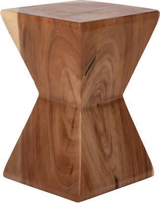 HomeMarkt Σκαμπό Σαλονιού Ξύλινο Anvil Φυσικό 30x30x46cm HM9756