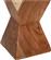 HomeMarkt Σκαμπό Σαλονιού Ξύλινο Anvil Φυσικό 30x30x46cm HM9756