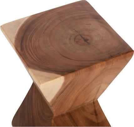 HomeMarkt Σκαμπό Σαλονιού Ξύλινο Anvil Φυσικό 30x30x46cm HM9756