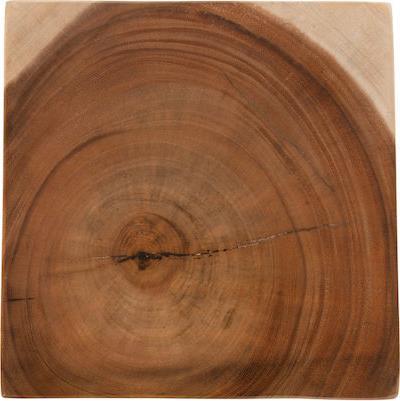 HomeMarkt Σκαμπό Σαλονιού Ξύλινο Anvil Φυσικό 30x30x46cm HM9756