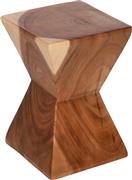 HomeMarkt Σκαμπό Σαλονιού Ξύλινο Anvil Φυσικό 30x30x46cm HM9756