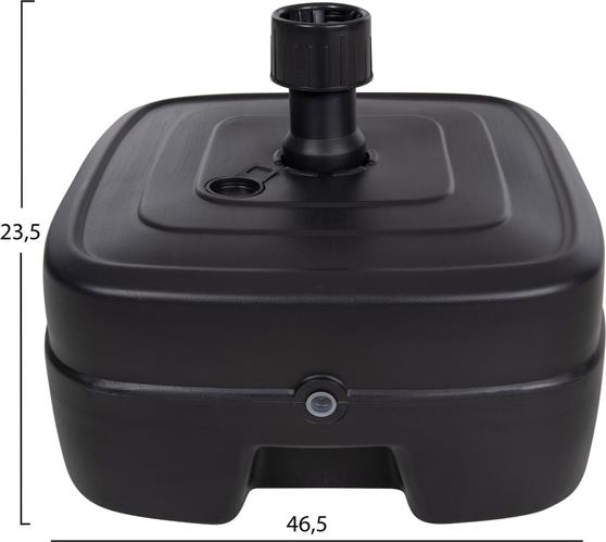 HomeMarkt Solbas Πτυσσόμενη Βάση Ομπρέλας από Πλαστικό Ανθρακί 46.5x23.5cm HM6113.02