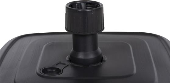 HomeMarkt Solbas Πτυσσόμενη Βάση Ομπρέλας από Πλαστικό Ανθρακί 46.5x23.5cm HM6113.02