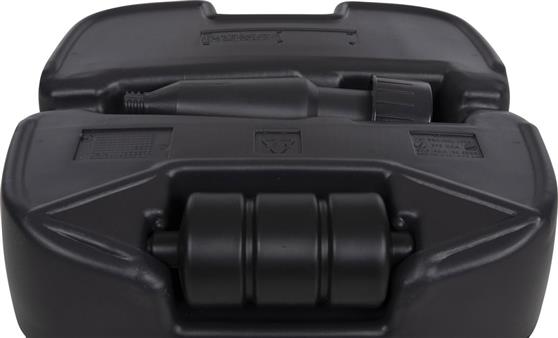 HomeMarkt Solbas Πτυσσόμενη Βάση Ομπρέλας από Πλαστικό Ανθρακί 46.5x23.5cm HM6113.02