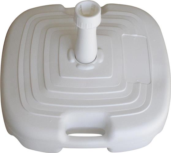 HomeMarkt Solbas Πτυσσόμενη Βάση Ομπρέλας από Πλαστικό Λευκή HM6112.01