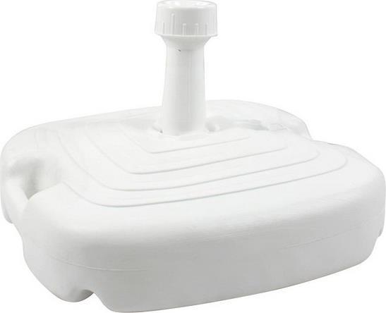 HomeMarkt Solbas Πτυσσόμενη Βάση Ομπρέλας από Πλαστικό Λευκή HM6112.01