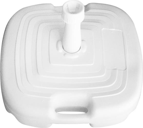 HomeMarkt Solbas Πτυσσόμενη Βάση Ομπρέλας από Πλαστικό Λευκή HM6112.01