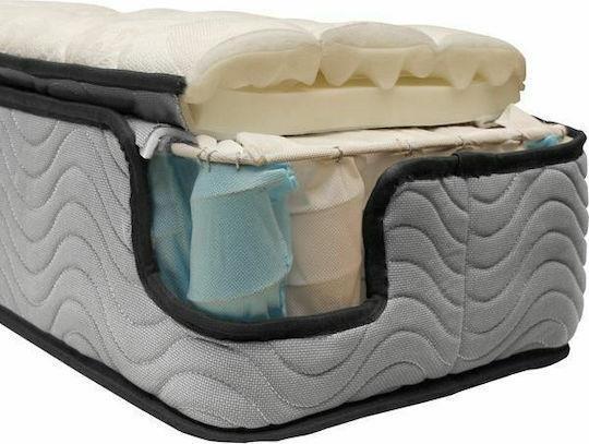 HomeMarkt Special Διπλό Ανατομικό Στρώμα Pocket Spring 150x200cm με Ανεξάρτητα Ελατήρια & Ανώστρωμα HM329