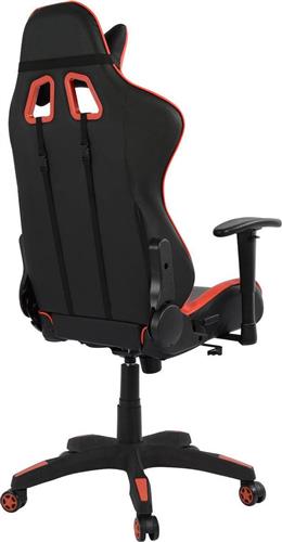 HomeMarkt Speed Gaming Μαύρο-Κόκκινο PU 68.5x71.5x133.5cm HM1062.01