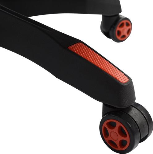 HomeMarkt Speed Gaming Μαύρο-Κόκκινο PU 68.5x71.5x133.5cm HM1062.01