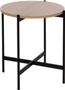 HomeMarkt Στρογγυλό Βοηθητικό Τραπεζάκι Ξύλινο Sonoma 50x55cm HM9589.03