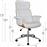 HomeMarkt Superior Pro με Μπράτσα Sonoma-Λευκό PU 74x74x116cm HM1108.02