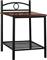 HomeMarkt Suzie Καρυδί-Μαύρο 45x35x48-61cm HM388