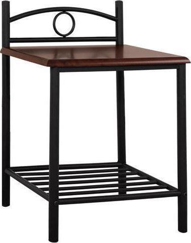 HomeMarkt Suzie Καρυδί-Μαύρο 45x35x48-61cm HM388