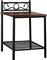 HomeMarkt Suzie Καρυδί-Μαύρο 45x35x48-61cm HM388