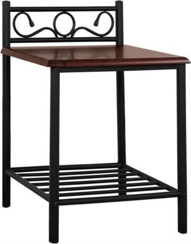 HomeMarkt Suzie Καρυδί-Μαύρο 45x35x48-61cm HM388