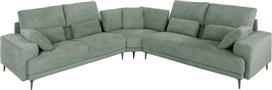 HomeMarkt Symmet Γωνιακός Καναπές Μέντα 314x236cm HM3269.06