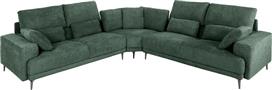 HomeMarkt Symmet Γωνιακός Καναπές Πράσινος 314x236cm HM3269.05
