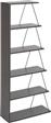HomeMarkt Tars Βιβλιοθήκη Γκρι 65x24x146cm HM2241.20