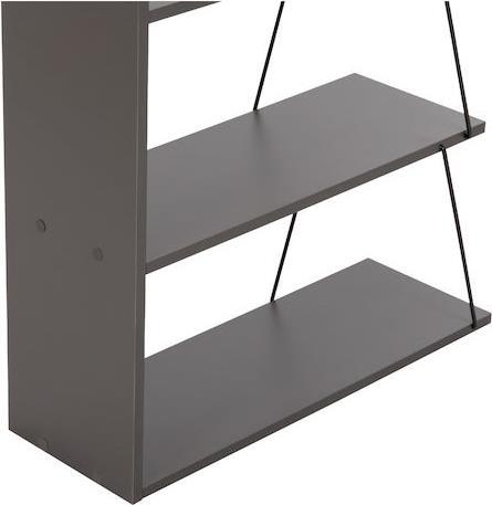 HomeMarkt Tars Βιβλιοθήκη Γκρι 65x24x146cm HM2241.20