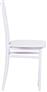 HomeMarkt Tiffany Καρέκλα Catering Πολυπροπυλενίου Λευκό με Μαξιλάρι 39x47x89cm HM21104