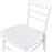 HomeMarkt Tiffany Καρέκλα Catering Πολυπροπυλενίου Λευκό με Μαξιλάρι 39x47x89cm HM21104