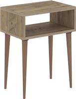 HomeMarkt Todd Κομοδίνο Ξύλινο Μπεζ 45x30x58cm HM18183.04