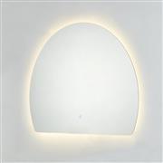 HomeMarkt Torch Καθρέπτης Τοίχου Οβάλ με LED Φωτισμό 69x89cm HM4491