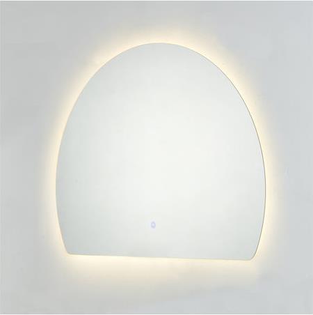 HomeMarkt Torch Καθρέπτης Τοίχου Οβάλ με LED Φωτισμό 69x89cm HM4491