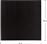 HomeMarkt Τραπεζιού MDF Μαύρη 70x70x3cm Hm8438.02