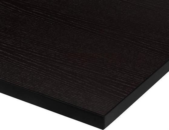 HomeMarkt Τραπεζιού MDF Μαύρη 70x70x3cm Hm8438.02