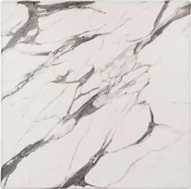 HomeMarkt Τραπεζιού Werzalit Marble Grey-White 70x70x2cm HM5230.11