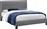 HomeMarkt Trillop Κρεβάτι Υπέρδιπλο Επενδυμένο με Γκρι Ύφασμα για Στρώμα 160x200cm HM666.01