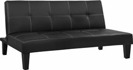 HomeMarkt Τριθέσιος Καναπές Κρεβάτι PU 186x90cm HM3002.02