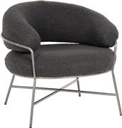 HomeMarkt Trudi Πολυθρόνα Γκρι 84x79x76cm HM8639.21