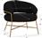 HomeMarkt Trudi Πολυθρόνα Μαύρο 84x79x76cm HM8639.24