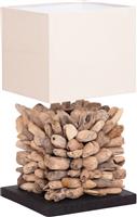 HomeMarkt Twiggy Επιτραπέζιο Διακοσμητικό Φωτιστικό με Ντουί για Λαμπτήρα E27 Λευκό HM4425