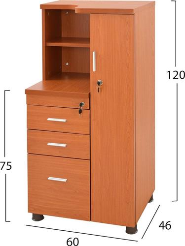 HomeMarkt Valora Κερασί 60x46x120cm HM2052.03R