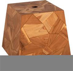 HomeMarkt Βάση Ομπρέλας από Τσιμέντο Teak 47x47x42cm HM6122