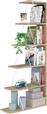 HomeMarkt Mini Tars Βιβλιοθήκη Sonoma-Λευκή 65x22x146cm HM2241.11