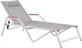HomeMarkt Wafa Αλουμινίου Λευκή-Γκρι 204x60-67x30cm HM5487.02