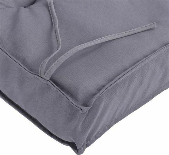 HomeMarkt Υφασμάτινο με Πλάτη Γκρι 114x46x7cm HM5744.10