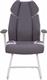 HomeMarkt Zahara Πολυθρόνα Επισκέπτη με Μπράτσα Γκρι 63x64x107cm HM1102