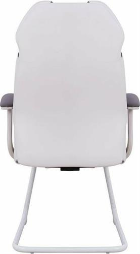 HomeMarkt Zahara Πολυθρόνα Επισκέπτη με Μπράτσα Γκρι 63x64x107cm HM1102