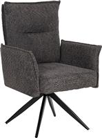 HomeMarkt Zorin Πολυθρόνα Γκρι 64x66x94.5cm Set 2tmx HM9846.03 